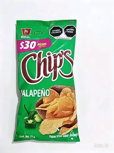 CHIPS JALAPEÑO 77G (BARCEL)