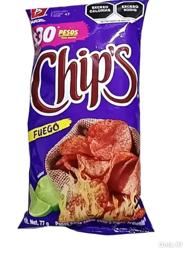 CHIPS FUEGO 77G BARCEL
