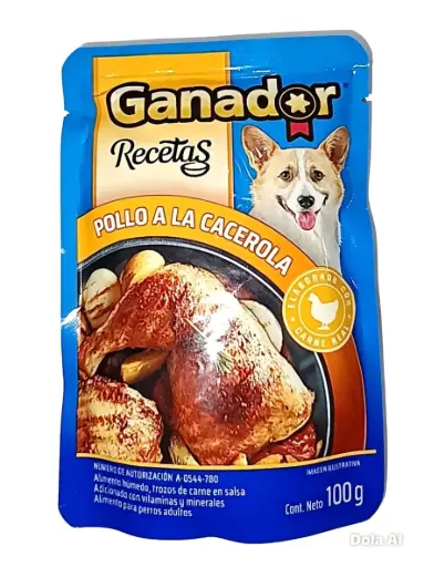 GANADOR POLLO A LA CACEROLA 100 G