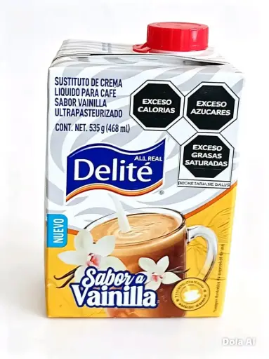SUSTITUTO DE CREMA LIQUIDO PARA CAFE  DELITE 468ML