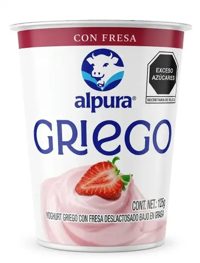 GRIEGO FRESA 9G PROT. 125G (ALPURA)