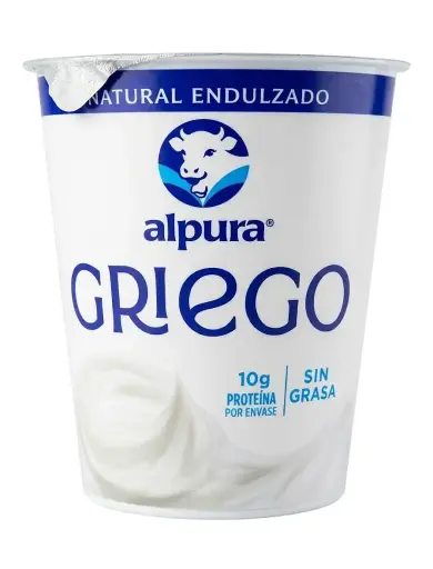 YOGHURT GRIEGO CON ENDULZANTES DESLACTOSADO ALPURA 125g 