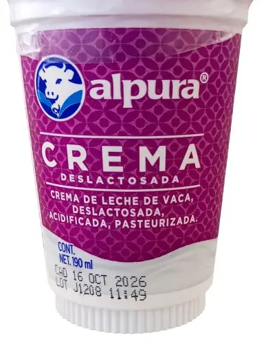 ALPURA CREMA DESLACTOSADA ACIDIFICADA 190ML