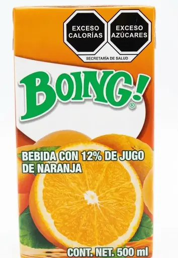 BOING BEBIDA CON 12% DE JUGO DE NARANJA 500 ML 