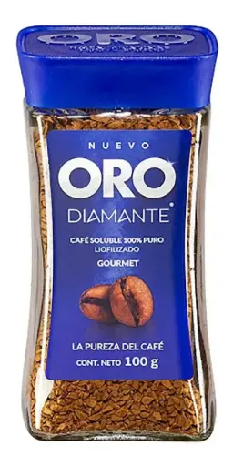[ORO1737] CAFE ORO DIAMANTE 100% PURO LIOFILIZADO 100g