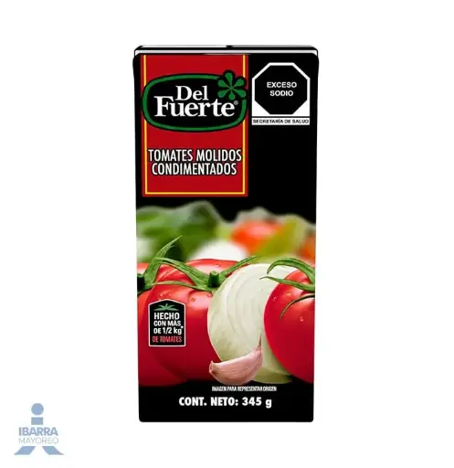[PUR855] PURE DE TOMATE 345G DEL FUERTE