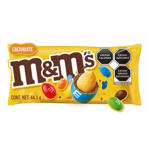 [2053] M&M`S CACAHUATE 44.3 G