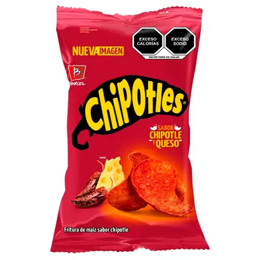 [CHI646] CHIPOTLES Y QUESO BARCEL 65G