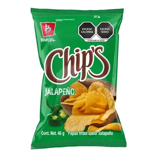 [CHI553] CHIPS JALAPEÑO 62G