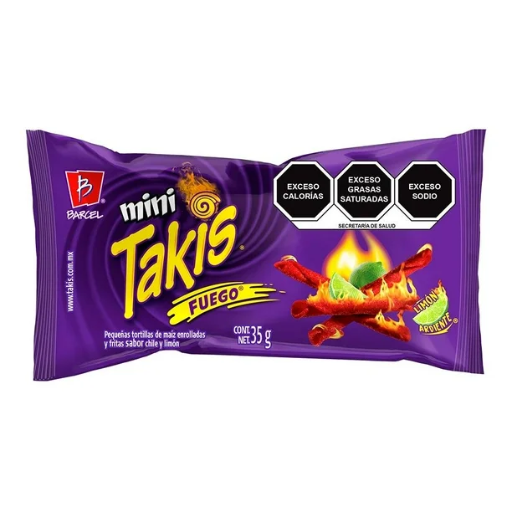 [MIN242] MINI TAKIS FUEGO 35G