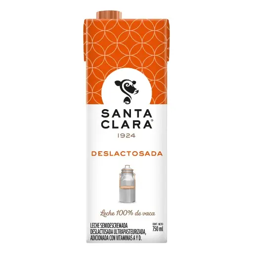 [COCA-3363] SANTA CLARA LECHE DESLACTOSADA 750 ML (DEL VALLE)