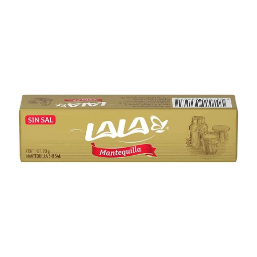 [011491] LALA MANTEQUILLA SOLIDA SIN SAL 90G