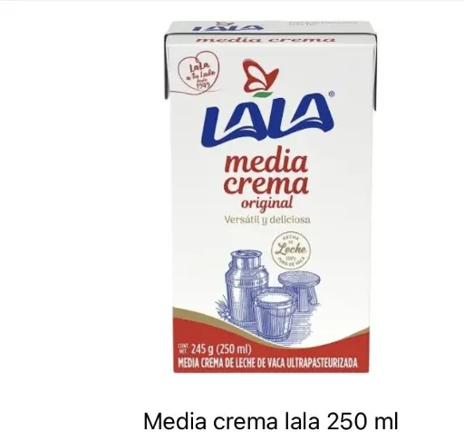 [MED299] MEDIA CREMA LALA 250 ML