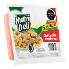 [026587]  SALCHICHA CON PAVO NUTRI DELI 250G LALA