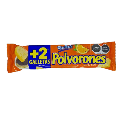 [POL032] POLVORONES NARANJA 148G (MARINELA)