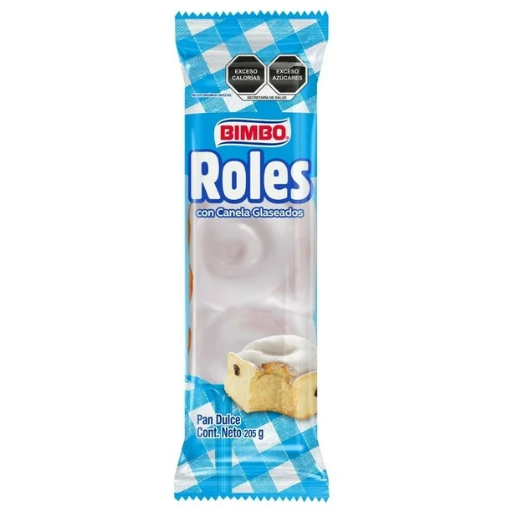 [ROL002] ROLES GLASEADOS 205G (BIMBO)