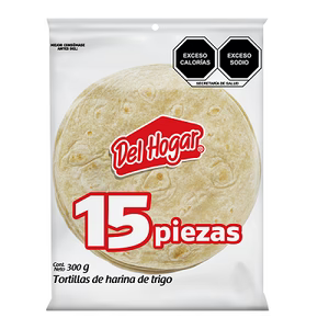 [TOR014] TORTILLAS DEL HOGAR 15 PZ 300g