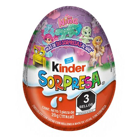 [HUE117] HUEVITO KINDER SORPRESA PROMO NIÑA